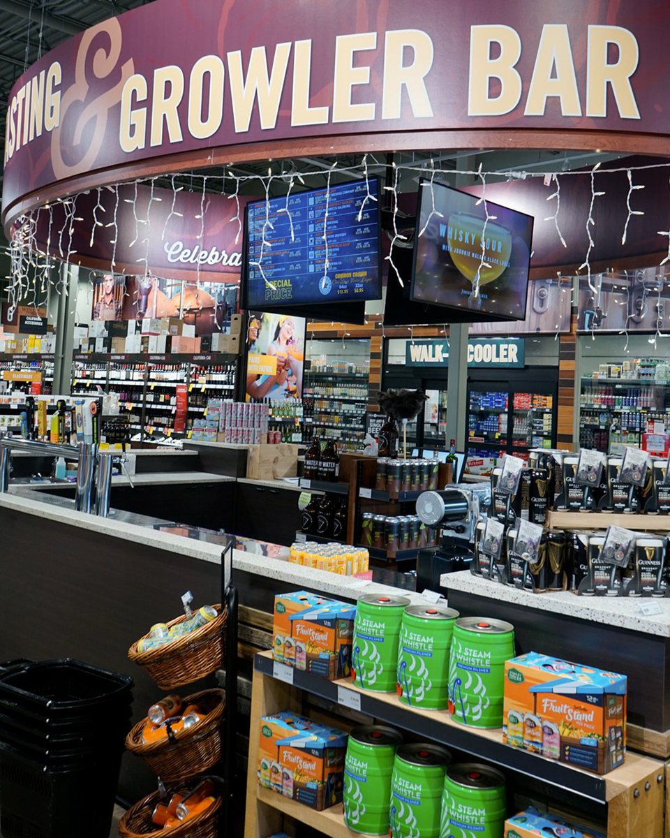 Celebrate #NationalDrinkBeerDay at the Growler Bar! 🍺 Pick your size, your pour, and take home fresh, sealed beer ready to enjoy.