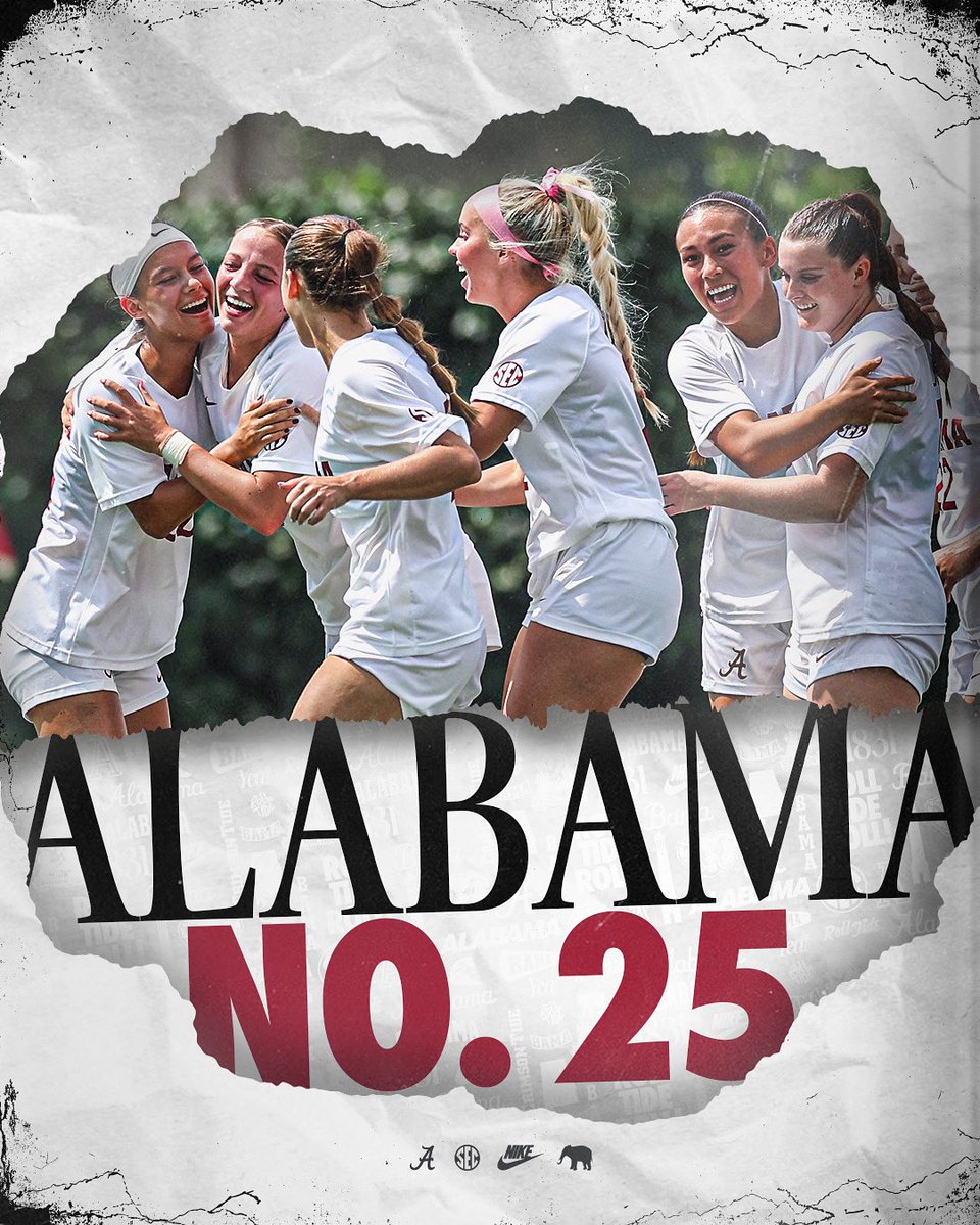 Back in the top 25 😤

#RollTide