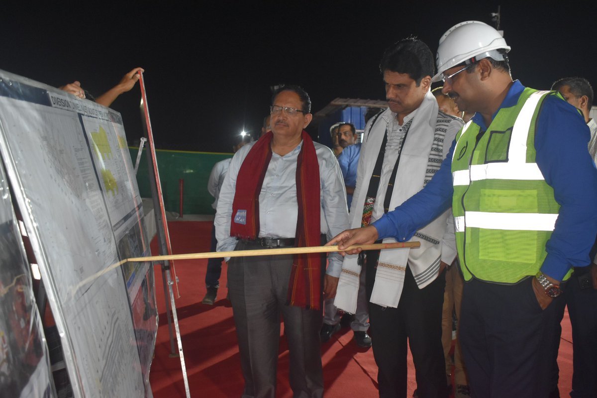 nhpcltd's tweet image. Shri Bhupender Gupta, CMD, #NHPC, visited the 2880 MW Dibang Multipurpose Project in Arunachal Pradesh on 22nd September 2025. During the visit, he carried out a detailed inspection of the ongoing construction works and provided valuable suggestions to enhance the pace and…