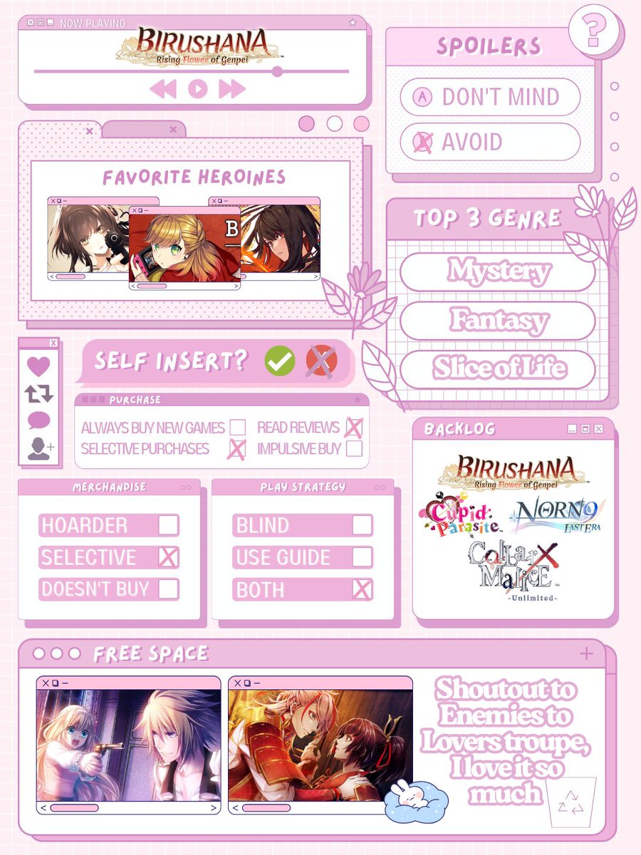 Neomoonxx's tweet image. Finally launching my official debut in the otome community! Pls do help me share as I&apos;d love to interact with more otoge enthusiasts and see more otome in my tl^^

I&apos;m excited to plunge myself deeper into the otoge hell with the help of my moots-

 #otometwtintro #otometwt