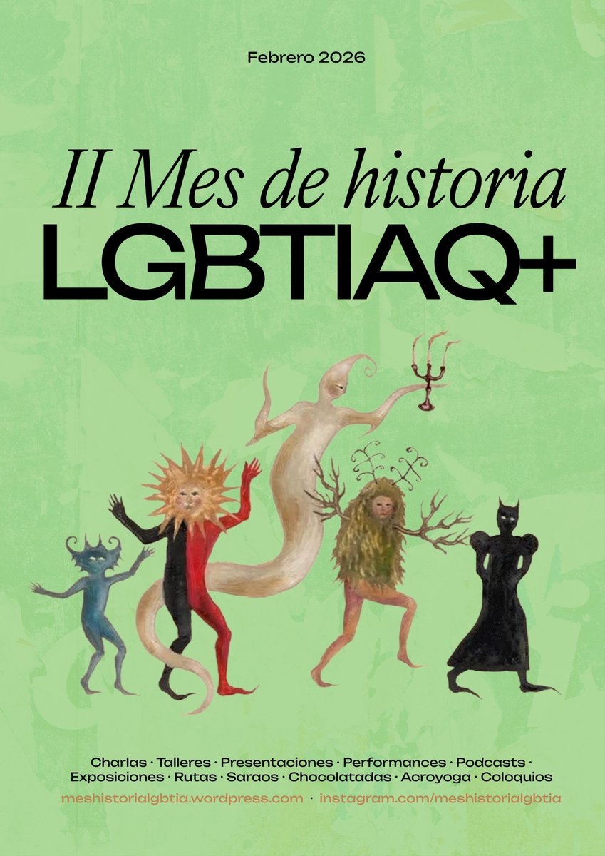 ✨ ¡Vuelve el Mes de la Historia! ✨  

Tras 6 meses desde la primera edición, regresamos con la vista puesta en 2026.   

Queremos seguir tejiendo memoria colectiva, por lo que si tu propuesta quiere formar parte del calendario de febrero 2026, escribe a: meslgbtplus@gmail.com