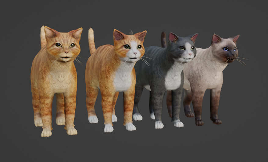 Springey_'s tweet photo. Jonesy and the mori cats https://t.co/73Xf8aXs8T