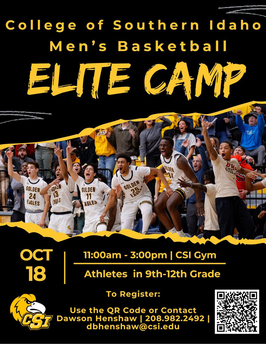 CSI_MBB's tweet image. 🚨 CSI ELITE CAMP IS BACK! 🚨
Come compete against high-level competition from around the region and get evaluated by the CSI coaching staff!
📅 Saturday, October 18, 2025
⏰ 11:00 AM – 3:00 PM
📍 CSI Gym
🎯 Open to boys varsity basketball players in 9th–12th grade
💵…