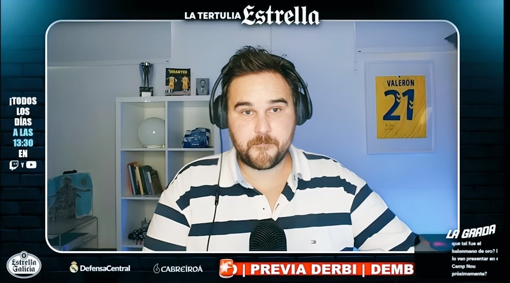 Hoy tocó presentar en el canal de <a href="/sirolopez/">Siro López</a>. Y mañana, y pasado... y el viernes! 

Agradecido por la oportunidad, aunque no sé si se acabará arrepintiendo cuando escuche que se habla más de Pedri y Valerón en su canal que de Vinicius 😅

Gracias a todos por los mensajes 🎭