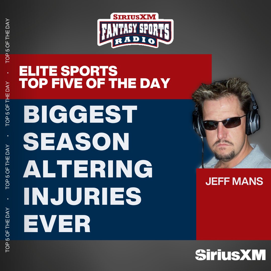 The Elite Sports Top 5 of the Day with <a href="/Jeff_Mans/">Jeff Mans</a>!  

LISTEN LIVE: sxm.app.link/EliteSports