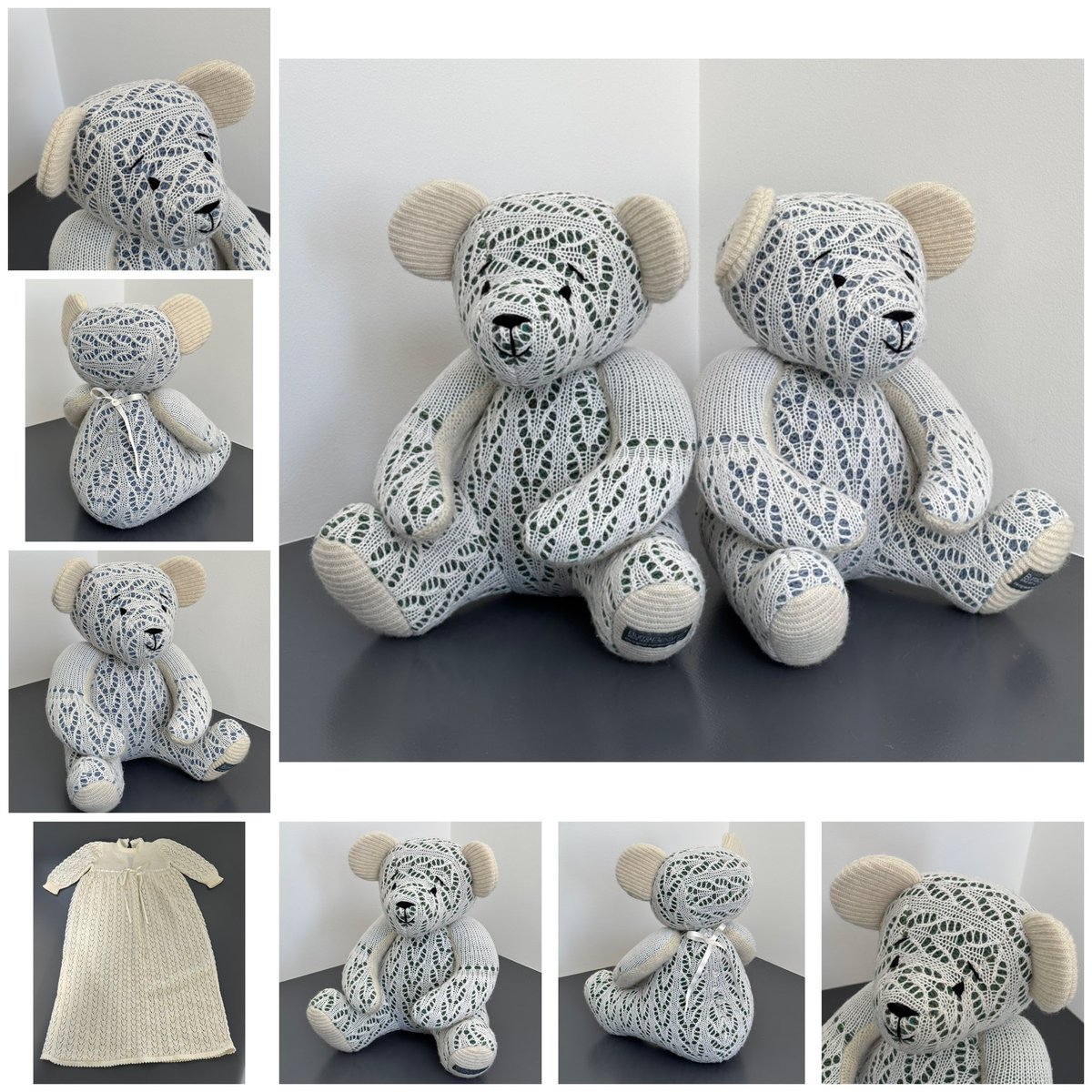 Burra Bears (@burrabears) on Twitter photo Burra Bear commissions:
Jan contacted me last year to commission two Burra Bears, one for each of her daughters from a beautiful knitted christening gown, they are now back home in New Zealand waiting to meet up with their new owners
#burrabears #Shetland Burra Bear commissions:
Jan contacted me last year to commission two Burra Bears, one for each of her daughters from a beautiful knitted christening gown, they are now back home in New Zealand waiting to meet up with their new owners
#burrabears #Shetland