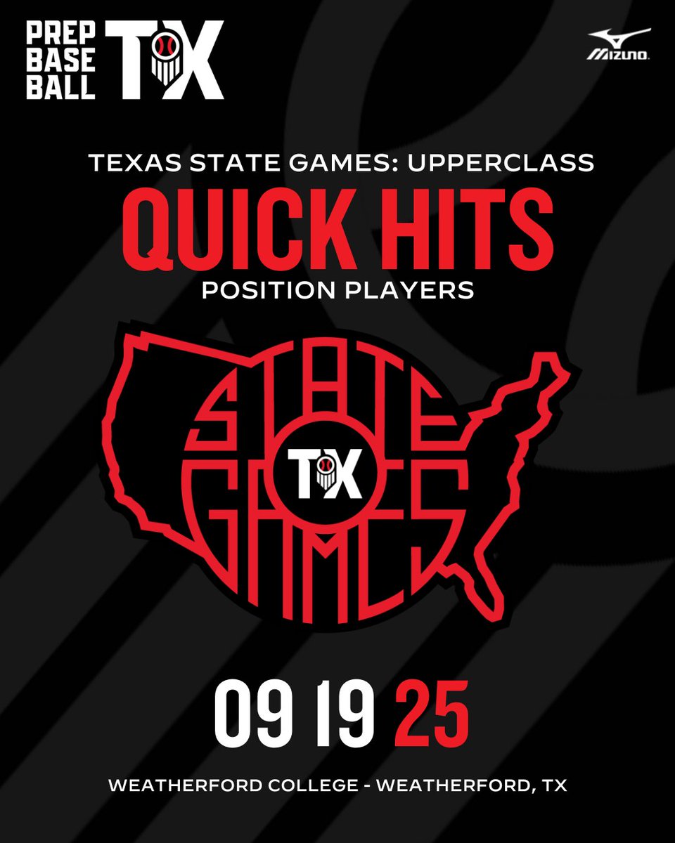 Prep Baseball Texas (@prepbaseball_tx) on Twitter photo ๐๐๐ฑ๐๐ฌ ๐๐ญ๐๐ญ๐ ๐๐๐ฆ๐๐ฌ ๐๐ฉ๐ฉ๐๐ซ๐๐ฅ๐๐ฌ๐ฌ: ๐๐จ๐ฌ๐ข๐ญ๐ข๐จ๐ง ๐๐ฅ๐๐ฒ๐๐ซ ๐๐ฎ๐ข๐๐ค ๐๐ข๐ญ๐ฌ ๐
Scouting takeaways on some of the position players that stood out at the #TXStateGamesUpperclass.
2๏ธโฃ0๏ธโฃ+ prospects mentioned, within.๐
๐: loom.ly/6uGmE3Q ๐๐๐ฑ๐๐ฌ ๐๐ญ๐๐ญ๐ ๐๐๐ฆ๐๐ฌ ๐๐ฉ๐ฉ๐๐ซ๐๐ฅ๐๐ฌ๐ฌ: ๐๐จ๐ฌ๐ข๐ญ๐ข๐จ๐ง ๐๐ฅ๐๐ฒ๐๐ซ ๐๐ฎ๐ข๐๐ค ๐๐ข๐ญ๐ฌ ๐
Scouting takeaways on some of the position players that stood out at the #TXStateGamesUpperclass.
2๏ธโฃ0๏ธโฃ+ prospects mentioned, within.๐
๐: loom.ly/6uGmE3Q