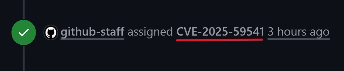 prakhar0x01's tweet image. Just got 3 CVEs assigned for 0-days i discovered in a major LMS (30 Million+ users):

1.  CVE-2025-59541 : CSRF (High 🟠)

2. CVE-2025-59542 : Account Takeover (Critical🔴)

3. CVE-2025-59543 : Account Takeover (Critical🔴)

Can’t disclose much, public release is pending.
#CVE