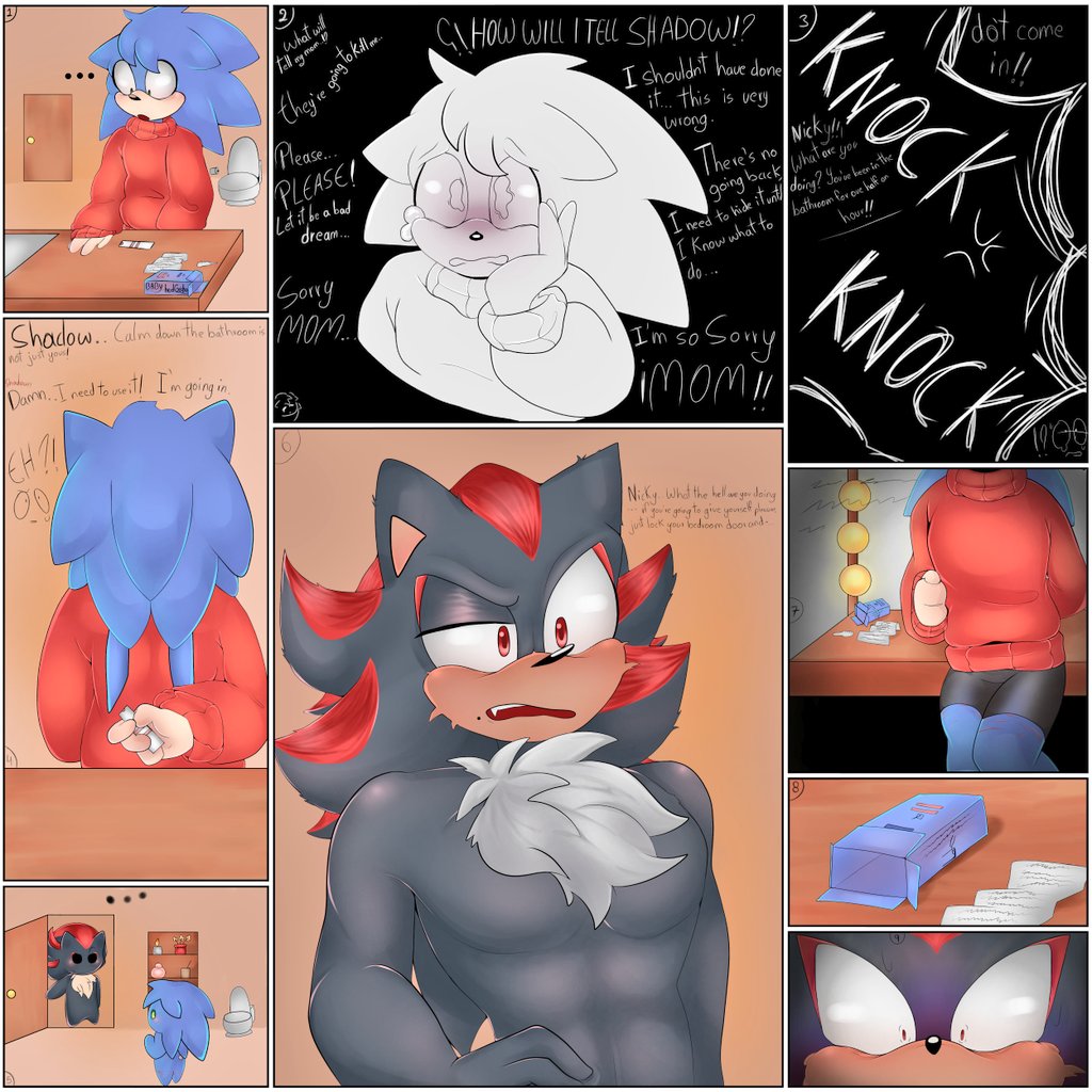 an unexpected gift🫐 #Shadonic #Sonadownsfw #shadonicnsfw #sonadow