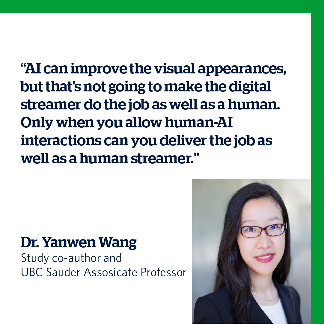 AI may be rapidly changing e-commerce, but according to a new study from the UBC Sauder School of Business, human beings still rule the day when it comes to selling products online through livestreams, at least for now.

Read more: bit.ly/4nawm9C