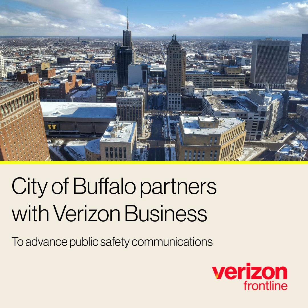 Verizon Frontline (@vzfrontline) on Twitter photo The City of Buffalo and <a href="/VerizonBusiness/">Verizon Business</a> have officially partnered to deliver city employees and police officers with a comprehensive communication upgrade. The partnership comes in a move to enhance efficiency and effectiveness in service to the Buffalo, NY community. Learn The City of Buffalo and <a href="/VerizonBusiness/">Verizon Business</a> have officially partnered to deliver city employees and police officers with a comprehensive communication upgrade. The partnership comes in a move to enhance efficiency and effectiveness in service to the Buffalo, NY community. Learn