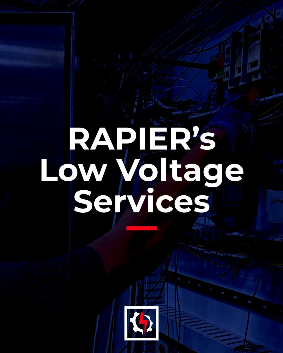 RAPIER_Inds's tweet photo. Connected. Efficient. Secure. That’s the RAPIER promise. Our Low Voltage Services power modern industry with controls, automation, fiber optic networks, and IoT-enabled facilities, built for speed, reliability, and growth. 💡🔌 Learn more: https://t.co/kGWmUWWsSk https://t.co/0Ktm0fT485