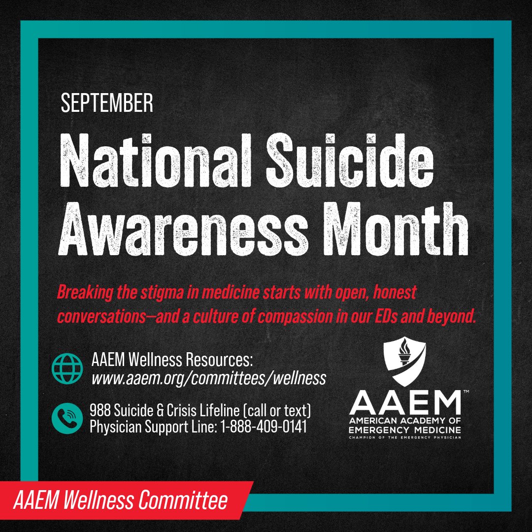 💬 Suicide &amp; mental health shouldn’t be taboo. Breaking stigma in medicine starts with honest conversations &amp; compassion in our EDs.

📘 Resource: SAMHSA Suicide Prevention Toolkit
🔗 samhsa.gov/about/digital-…

#SuicidePrevention #EndTheStigma #EmergencyMedicine