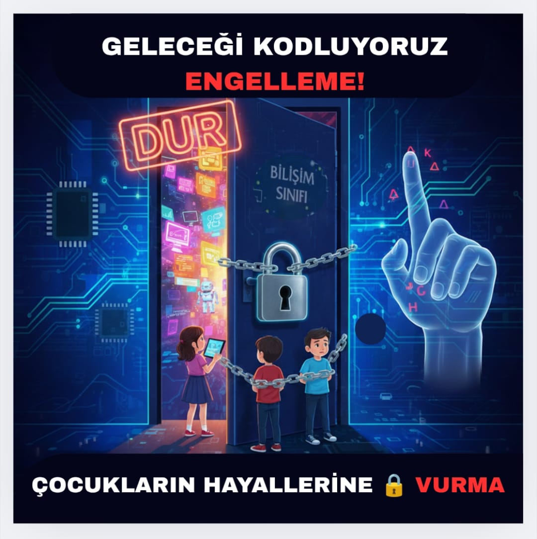 Bilgisayar ve Öğretim Teknolojileri Öğretmenleri olarak gençlerimize geleceği kodlamayı öğretiyoruz.
ENGELLEME <a href="/tcmeb/">Millî Eğitim Bakanlığı</a>
KİLİT VURMA <a href="/Yusuf__Tekin/">Yusuf Tekin</a>

#LGSYKSdeBilişimSoruları
