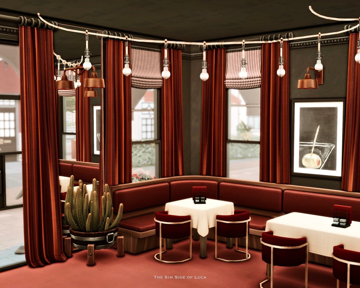 Nordhaven Restaurant [Natt] &amp; Karaoke ౨ৎ♡  || #TheSims4 #ShowUsYourBuilds 

Full speed build on YouTube ♡