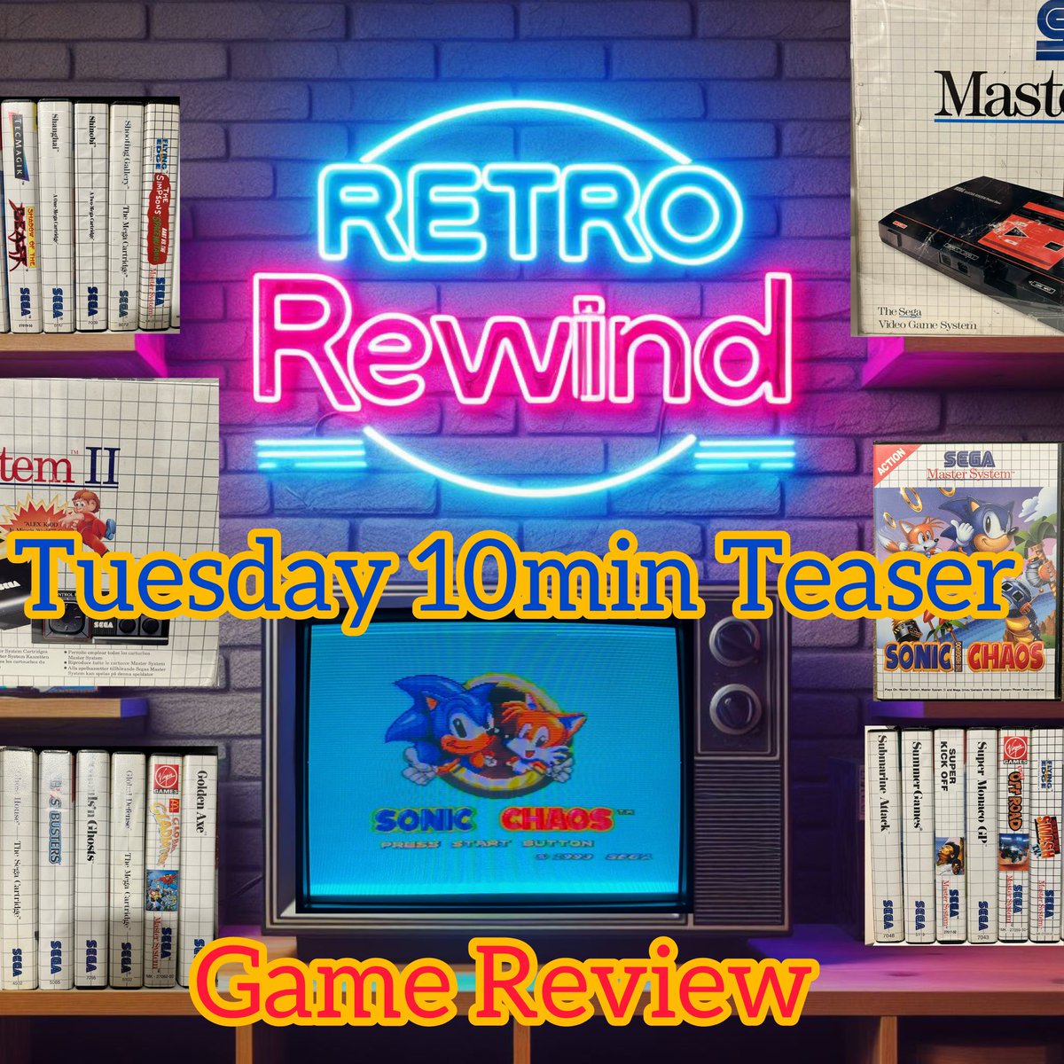 Tuesday/Thursday 10min Teaser Ep203 - Sonic Chaos  #mastersystem #gaming... youtu.be/JNl2plJpNMc?si… via <a href="/YouTube/">YouTube</a>