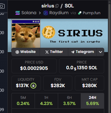 $SIRIUS...

I've received plans from the team, some big things are COMING. How big it will be and how much of an impact it will have on the price I have no idea, but I already know that my support for $SIRIUS will not stop until you get over the magic $10M mark.

YOUR CHOICE -