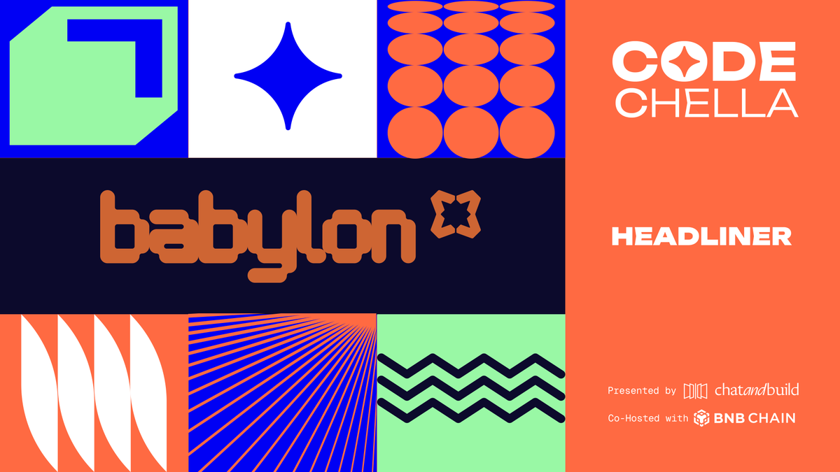 It’s official.

<a href="/babylonlabs_io/">Babylon</a> is headlining Codechella 🎉

Let's welcome the team bringing BTC’s economic security to PoS chains &amp; dApps, unlocking new power for networks everywhere, and building the backbone of tomorrow’s blockchain.

Here's what to expect 👇