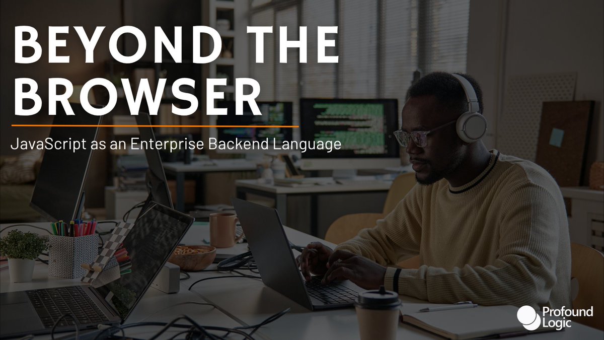 ProfoundLogic's tweet image. “JavaScript is just a browser language.” Think again.
Netflix, PayPal, and Walmart all run mission-critical backends on JavaScript—proving it’s an enterprise powerhouse.
Break free from outdated myths.
Explore how modern JavaScript drives IBM i innovation:…