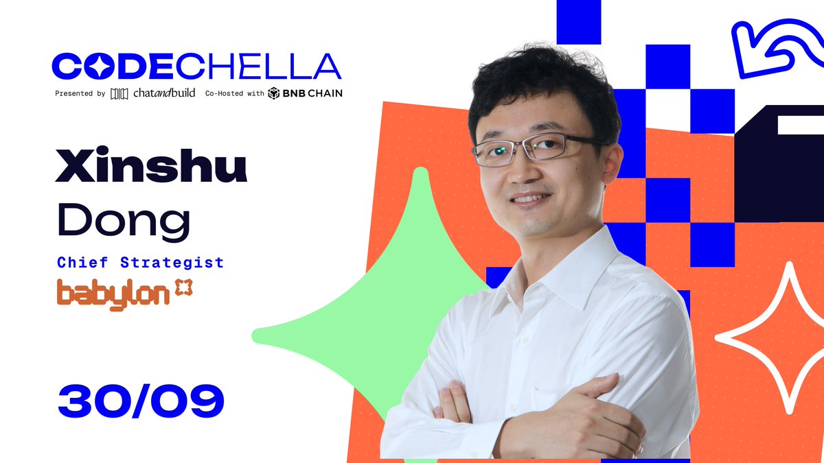 Taking the stage: Xinshu Dong, Chief Strategist <a href="/babylonlabs_io/">Babylon</a>.

It’s going to be truly special, and we can’t wait to hear from him.

Join us 👇
luma.com/hno9xswt