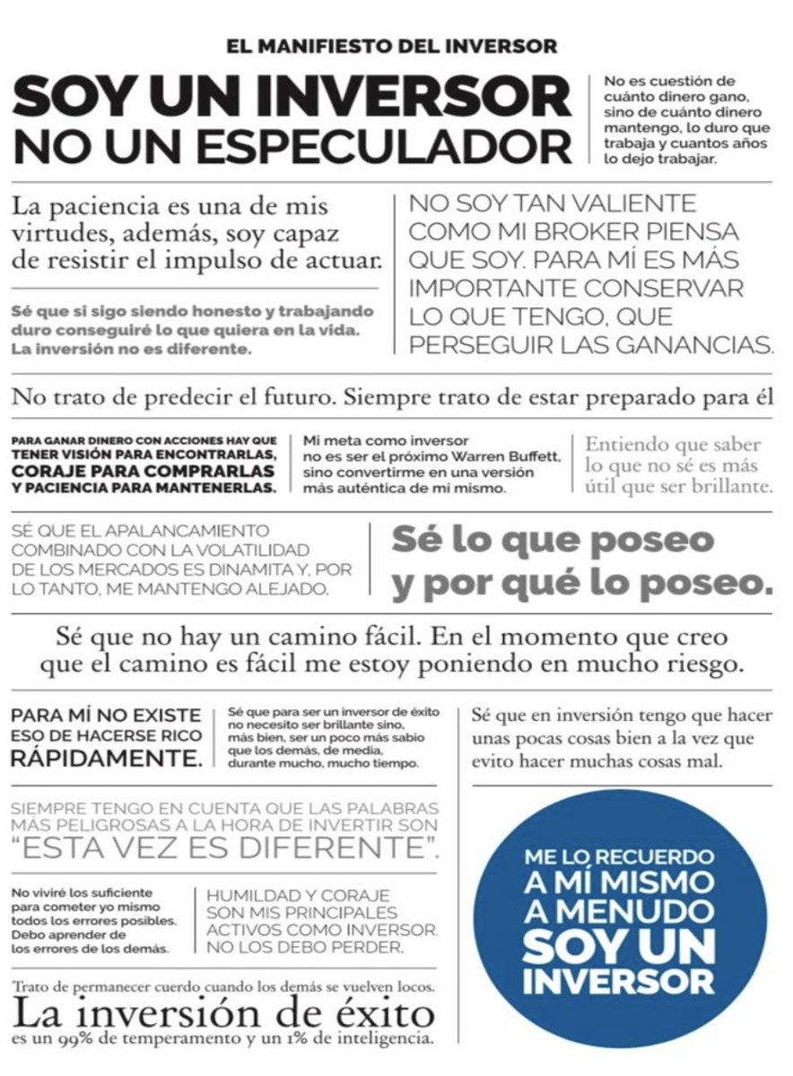 📖 EL MANIFIESTO DEL INVERSOR (del bueno)