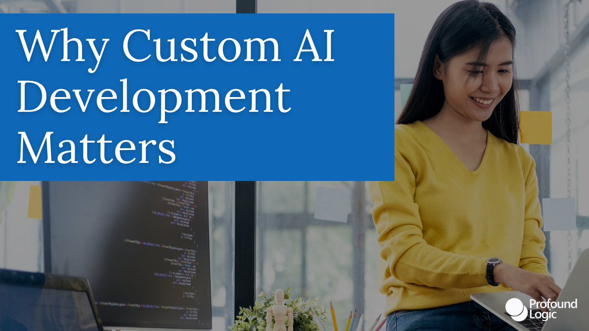 ProfoundLogic's tweet image. Stop waiting months for AI results.
Traditional development for something as simple as a customer service chatbot can drain $0.5–2M and require an 8-person team for 9 months—before you even see ROI. There’s a smarter path.
Why Profound AI Custom Development stands apart
⚡…