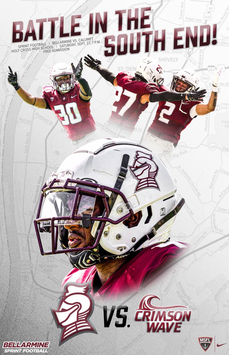 Heading to Dixie Highway for Saturday's game against Calumet!

⚔️ #SwordsUpBU ⚔️