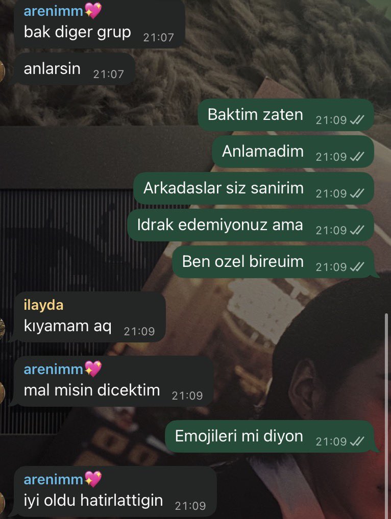Bana aciyorlar
