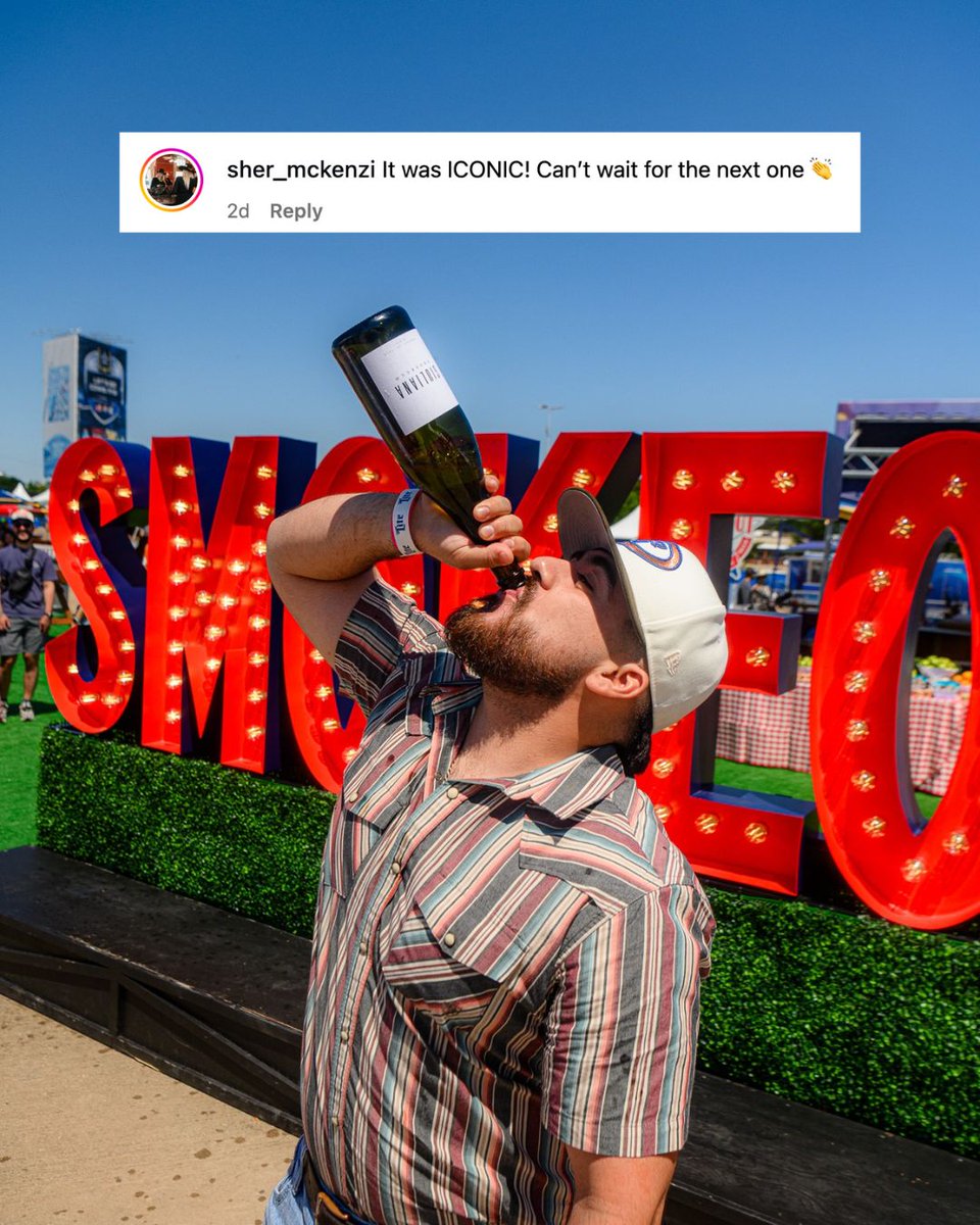LoneSmokeout's tweet image. Y'all did not disappoint in the comments section 👏 The countdown to Lone Star Smokeout 2026 is ON!