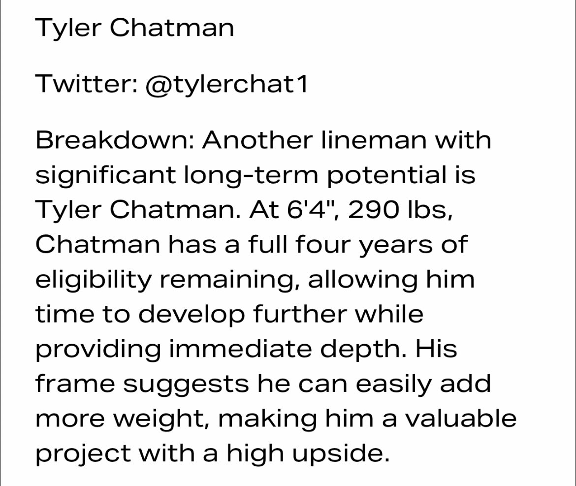Tyler Chatman tweet media