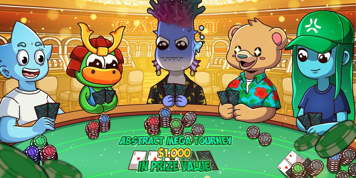 DevilfishPoker_'s tweet image. 🚨 ABSTRACT MEGA TOURNAMENT — THIS WEEKEND 🚨

Astroverse ✦ Dreamilio ✦ Kabu ✦ Devilfish ✦ Franky GO all linking up 🔥

🏆 $1K+ Prizepool (Top 10 Split):
🥇 $30 ETH + Astroverse NFT + Kabu NFT + Dreamilio NFT + 30x Franky GO Tickets
🥈 $25 ETH + Astroverse NFT + Kabu NFT +…