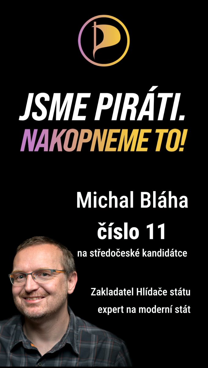 Volte zkušenost, která změní stát!

Kandiduji za Piráty do Sněmovny – 11. místo, Středočeský kraj.

✅ Moje zkušenosti:
- Podnikání v ČR a startupech v Silicon Valley
- Poradce dvou vlád pro eGovernment a efektivní stát
- Zakladatel Hlídače státu v boji s korupcí

🎯 Můj cíl:
👉