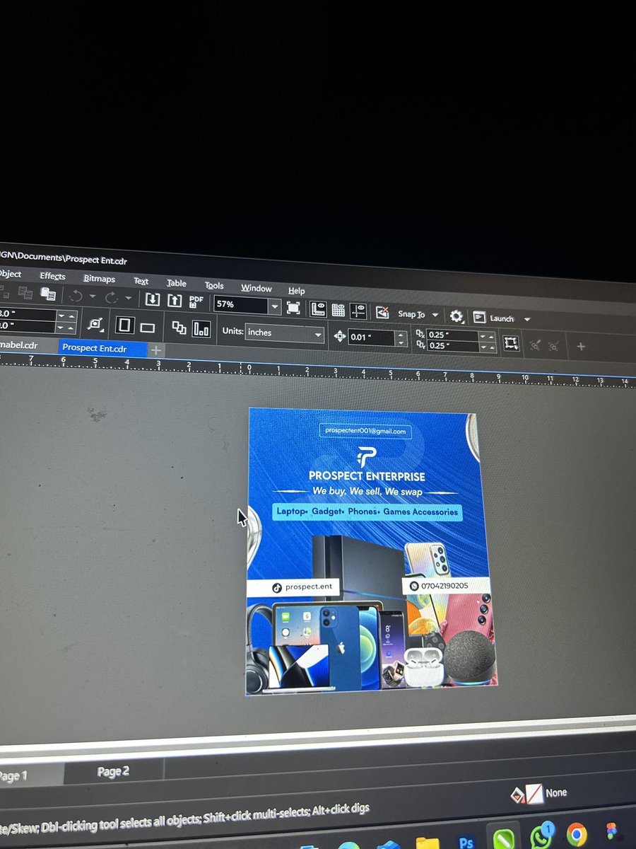 Mediaa_trix's tweet image. Bringing all your details to live💻
Flyer design for a gadget brand
#gadgetdesign #graphicdesigner