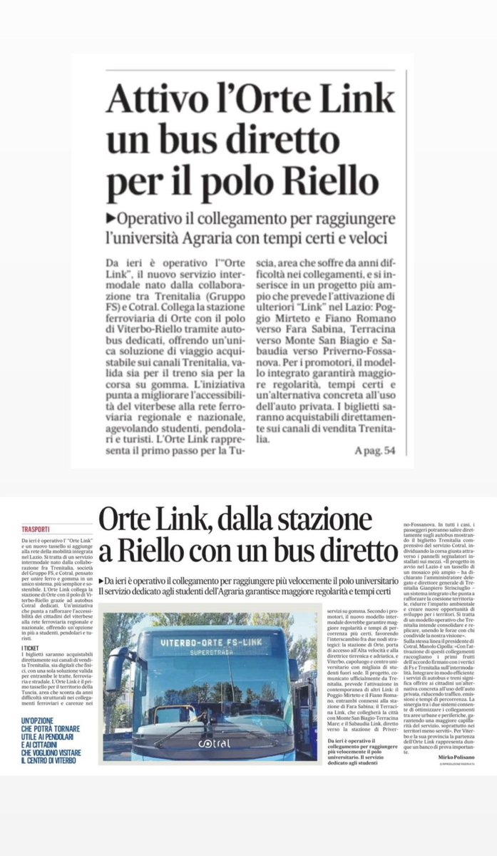 Rassegna stampa!