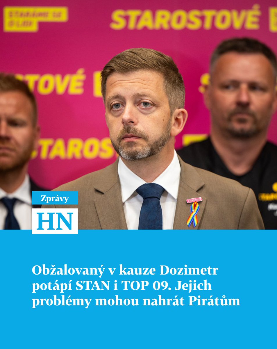 👉 archiv.hn.cz/c1-67791770-ob…
🗳 Po bitcoinové kauze, která poznamenala koalici Spolu, je tady další problém pro vládní strany. Jeden z obviněných v kauze Dozimetr tvrdí, že sponzoroval STAN a TOP 09. Z darů pro Starosty měl mít profit. Hnutí to odmítá.
✍️ <a href="/VCapakova/">Veronika Capáková</a> <a href="/OndrejLeinert/">Ondřej Leinert</a>