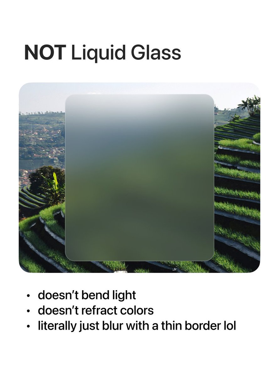 app_settings's tweet image. for the millionth time.. that is NOT Liquid Glass
learn the difference y’all 😭