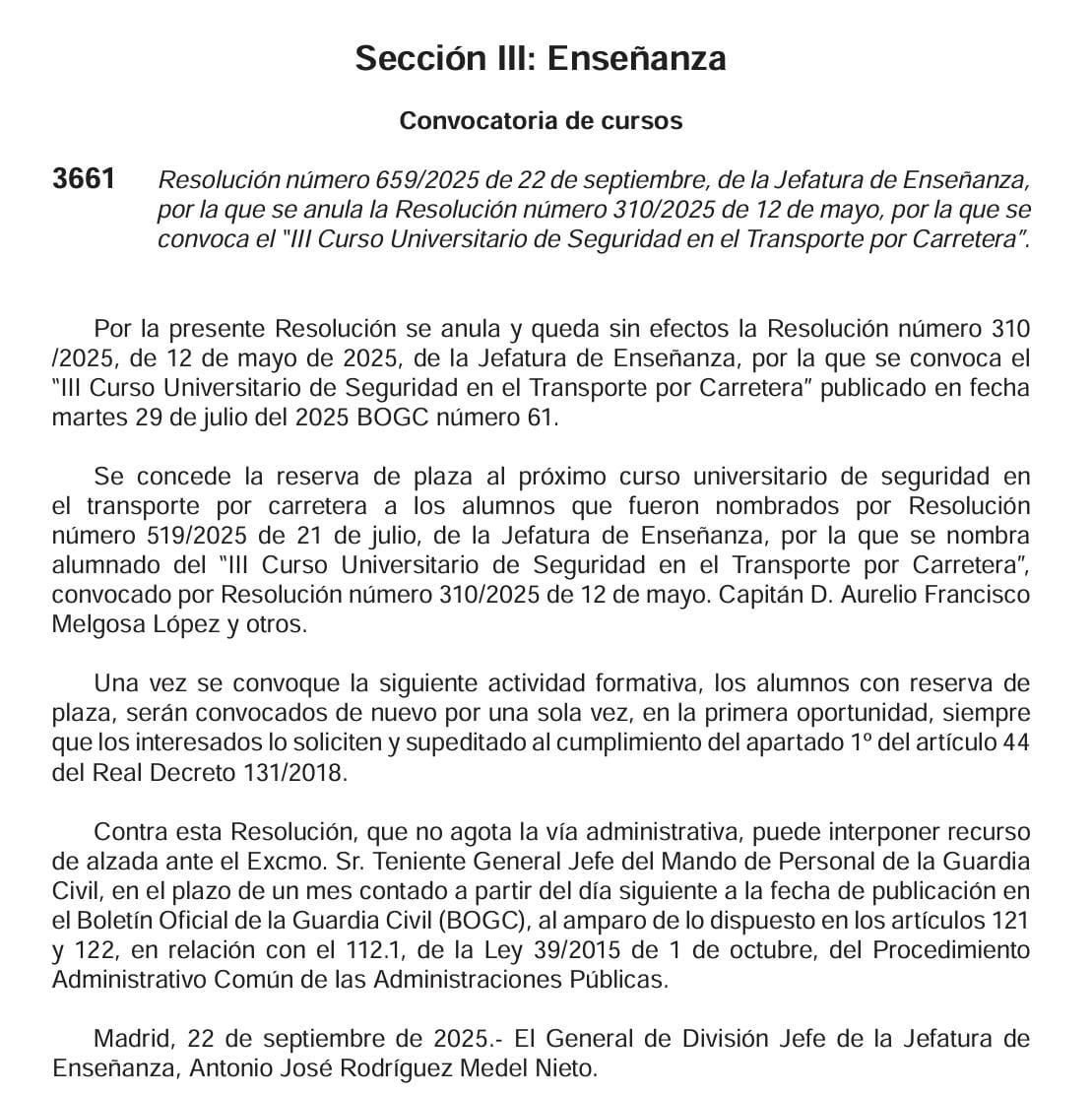 AUGC_Comunica's tweet photo. 🚨 Gracias a la presión de AUGC, la JESEN confirma en el BOGC que los guardias civiles afectados por la anulación del Curso de Experto Universitario serán convocados a la próxima edición.

📄 Justicia para quienes ya habían superado las pruebas.

AUGC CONTIGO https://t.co/cilK4W6sRU