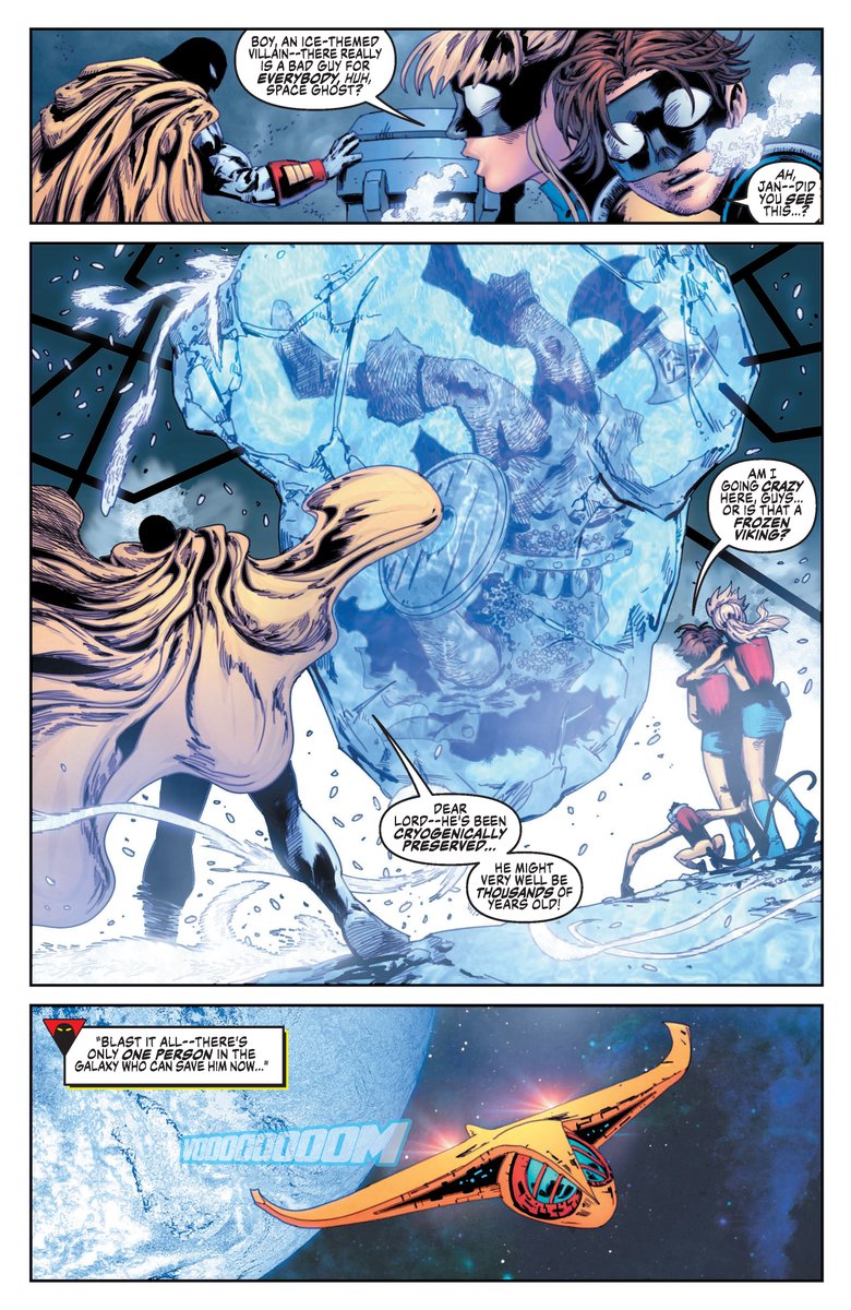 DynamiteComics's tweet image. In stores this week, Space Ghost Vol 2 #3 from David Pepose and Jonathan Lau. Here’s a look inside.

#spaceghost #davidpepose #jonathanlau

dynamite.com/htmlfiles/view…