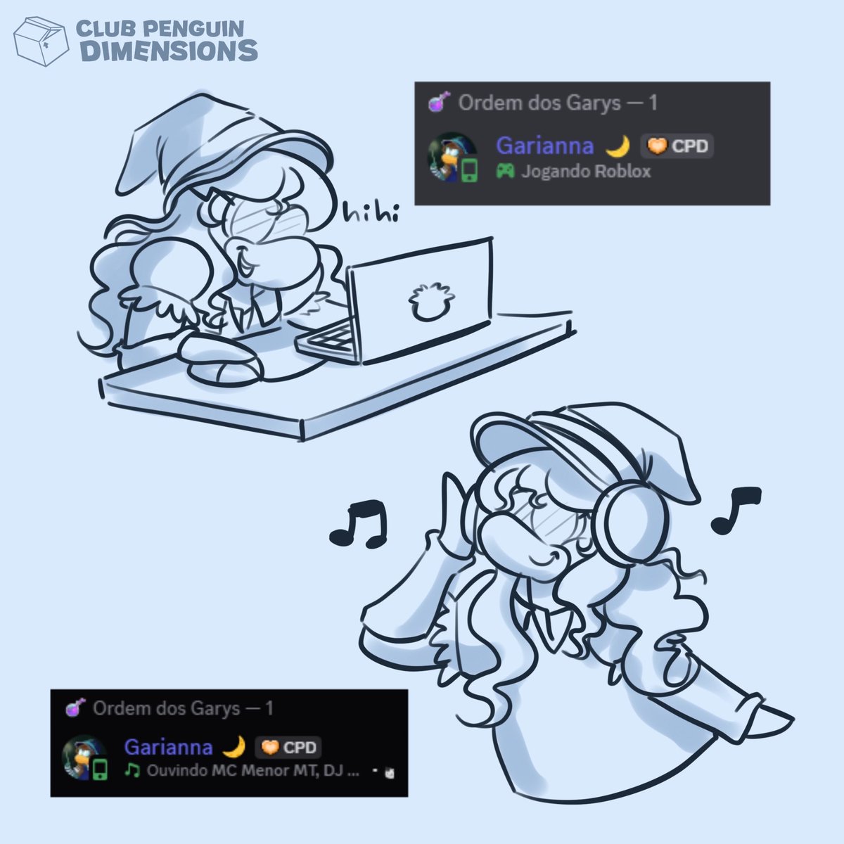 DimensaoPinguim's tweet photo. 🚨URGENTE! Garianna foi pega no FLAGRA jogando Roblox e ouvindo Funk!!! 

Em nota, a bruxinha disse: eu estava explorando a modernidade e o computador do meu sobrinho Gary, gostei muito da internet e com certeza vou utiliza-lá mais vezes! https://t.co/u1SYhYPBEz
