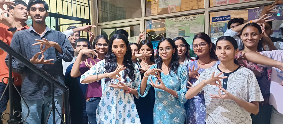 SASRIndia's tweet photo. On #InternationalDayofSignLanguages we reaffirm our commitment to building bridges of communication and inclusion.

#SASRIndia #IndianSignLanguage #SignLanguageDay #disabilityawareness #teachertraining #specialeducation #specialeducator #inclusion #dignity #empowerment #ISL https://t.co/oUhEGgZ5Y3