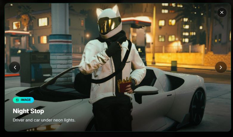 Sykkuno's GTA character "Yuno", is on the main page of the nopixel website nopixel.net