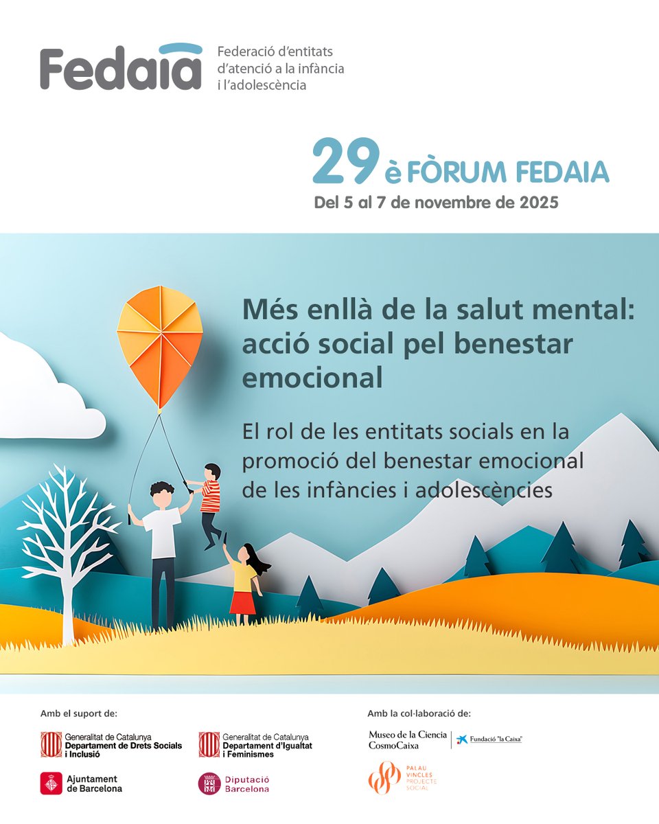 FEDAIA's tweet photo. 29a Edició FÒRUM FEDAIA
INSCRIPCIONS OBERTES
Ja podeu consultar el programa i fer la vostra inscripció aquí: https://t.co/Bymbw9HQVi
#FEDAIA #FòrumFEDAIA #FòrumFEDAIA25 #Programa #Inscripcions https://t.co/xHHGOhgohi