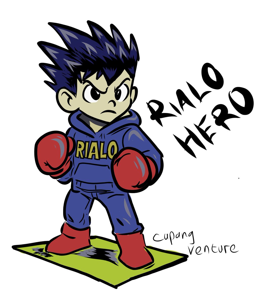 Tryna whip up some digital art for Rialo, and if anyone hits me with "you used AI for that," I'm straight-up smacking their head, cuz I did this whole thing by hand and it took forever.😂 <a href="/RialoHQ/">Rialo</a>