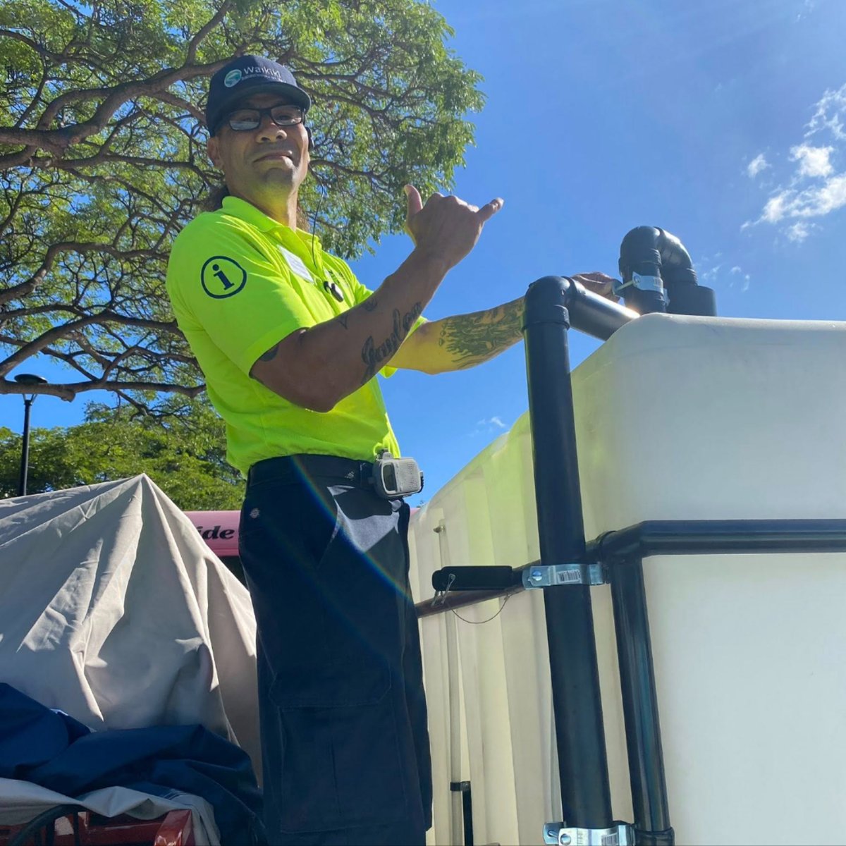 Meet the newest addition to Team Waikiki!
Our Ambassadors just received training on their brand-new custom pressure washing truck — designed to help keep our streets fresh, clean, and welcoming for everyone.