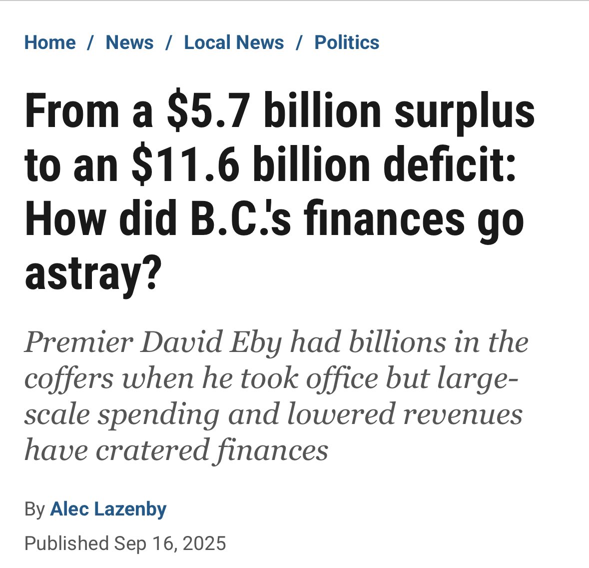 shifu_masterr's tweet photo. @Dave_Eby What a stupid statement! The very green scam is why BCs debt has ballooned to unsustainable levels and everyone is left holding the bag of your never ending fantasy! Enough of this scam and let ppl breathe man! https://t.co/8ie8ogVdaa