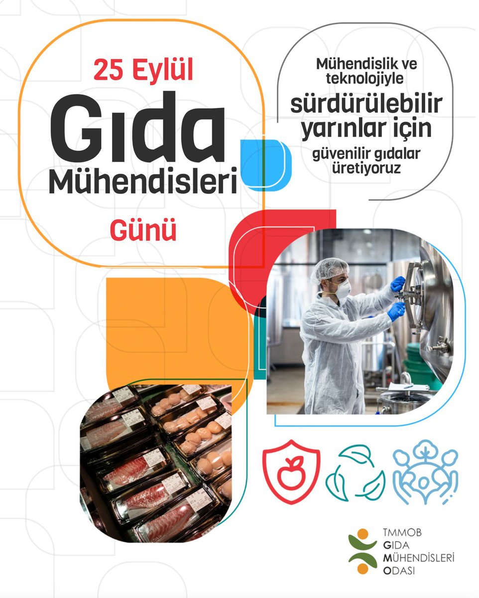 25 Eylül Gıda Mühendisleri Günü Kutlu Olsun. Türkiye genelinde yapılacak etkinliklerimiz için gidamo.org.tr adresini ziyaret edebilirsiniz.