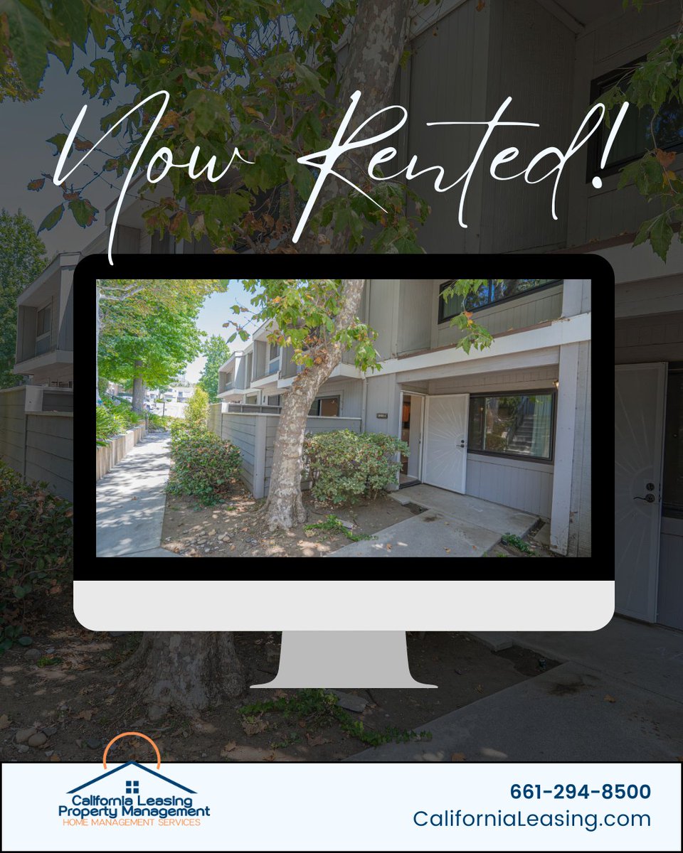 CALeasing's tweet image. We&apos;re thrilled to welcome our new tenants to their beautiful new home! 🏡🎉

 📞 661.294.8500
 🌐 CaliforniaLeasing.com

#JustRented #WelcomeHome #CaliforniaLeasing #NewBeginnings #HomeSweetHome