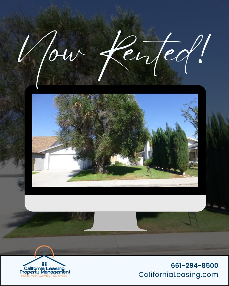 CALeasing's tweet image. We&apos;re excited to introduce our wonderful new tenants to their new home! 🏡🎉 
📞 661.294.8500  
🌐 CaliforniaLeasing.com  

#JustRented #WelcomeHome #CaliforniaLeasing #NewBeginnings #HomeSweetHome