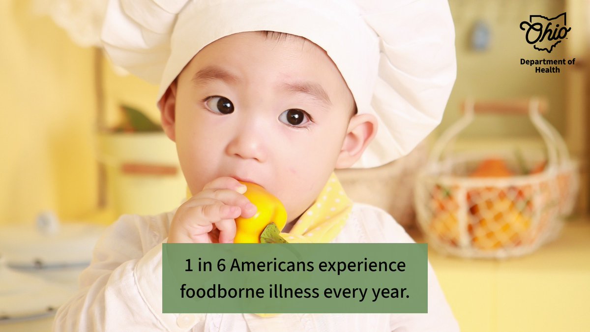 Did you know 1 in 6 Americans will experience foodborne illness each year? Follow this link for food safety tips to keep you and your family safe. 📷odh.ohio.gov/know.../food-s…