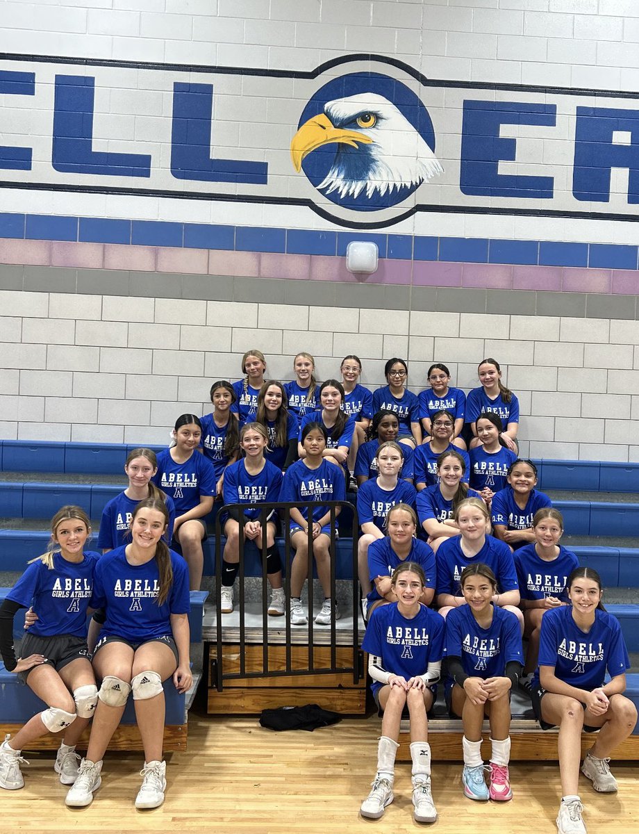 We want to recognize our Lady Eagles both 7th &amp; 8th grade for A/B Honor Roll, &amp; A Honor Roll! These girls are not just killing it on the turf, court, pool &amp; weight room, they’re crushing it in the classroom!! Way to go Lady Eagles! It’s a new 6 weeks, MAKE IT HAPPEN 💪🏽🦅🔵⚪️!